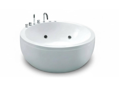 Designwanne Whirlpool Raumsparwanne Acrylwanne Komfortwanne Wanne 155x155 cm