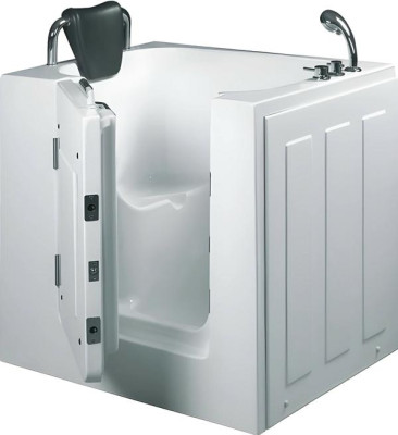Komfortbadewanne Badewanne Sitzbadewanne mit Tür Pflegebadewanne Bad 100x78 cm