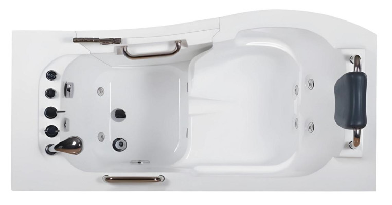 Massage Badewanne Whirlpool Sitzbadewanne Whirlwanne Hydromassagewanne 152x81 cm