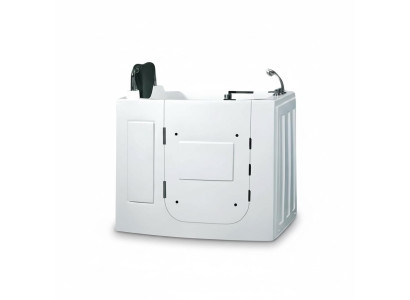 Kompaktbadewanne Whirlpool mit Tür Massagewanne Wellnesswannen 110x68 cm