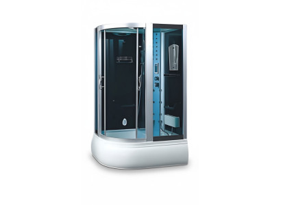 Eckdusche Duschraum Dusche Duschkabine Wellnessdusche Glaskabine 120x85 cm