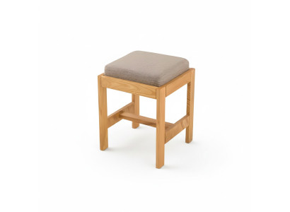 Brauner Holz Hocker modern, vielseitig und langlebig