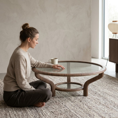 Couchtisch Luxus Design Couch Tisch Kaffee Beistell Tische Wohnzimmer Rund Sof