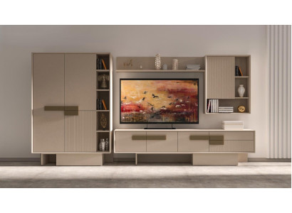 Modernes TV-Unit und Sideboard Set mit Regalen und Aufbewahrung