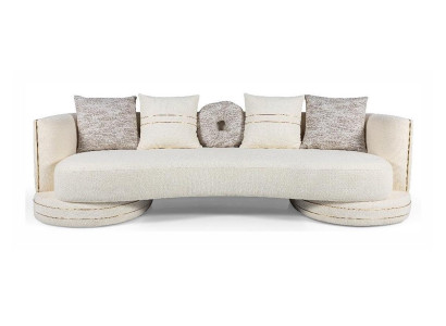 Modernes 4-Sitzer-Sofa Stoffsofa Weiche hochwertige Möbel für das Wohnzimmer