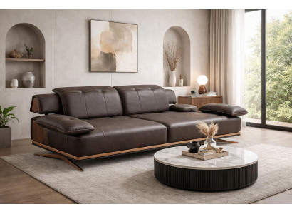 Modernes Kunstleder Sofa für Ihr Wohnzimmer Stilvolles Design für jedes Heim