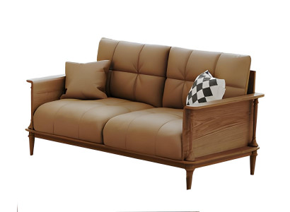 Moderner Textil Designer 2-Sitzer Sofa stilvolles Wohnzimmer Möbel