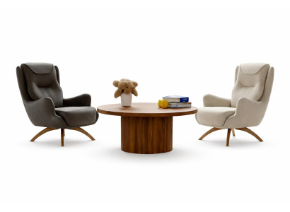 Wohnzimmer Set Modern Mehrfarbig Designer-Bergère Komfortabel Stoff