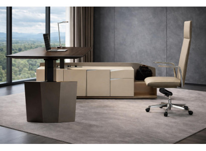 Moderner Schreibtisch mit elegantem Design praktischer Funktion