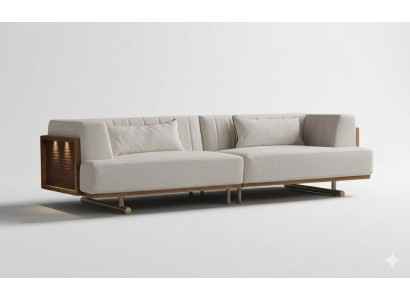 Modernes Designer Sofa 4-Sitzer Couch Wohnzimmer Polstersofa