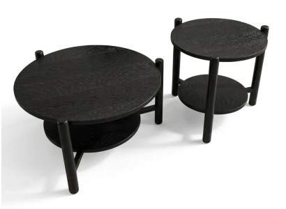 Wohnzimmer-Set im modernen Stil mit Couchtisch und Beistelltisch