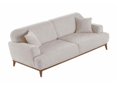3 Sitzer Sofa Stil modern Farbe beige neu weich bequem Wohnzimmer
