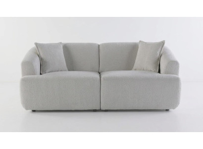 3 Sitzer Sofa Stil modern Farbe beige neu bequem geräumig Wohnzimmer