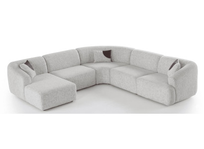 Wohnlandschaft  Stil modern Farbe beige neu geräumig komfortabel Wohnzimmer