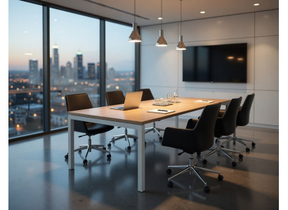 Moderner Konferenz Tisch Meetingtisch Büro Möbel Design