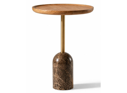 Beistelltisch Stil modern Farbe braun neu praktisch bequem Wohnzimmer