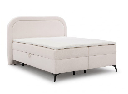 Beiges Doppelbett 160x 200 Bett mit Stauraum Boxspringbett Luxusbetten