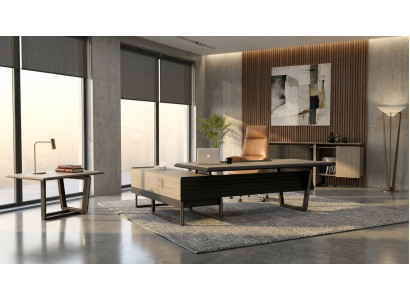 Büro Set Schickes Schreibtisch Konsole Couchtisch funktional mode