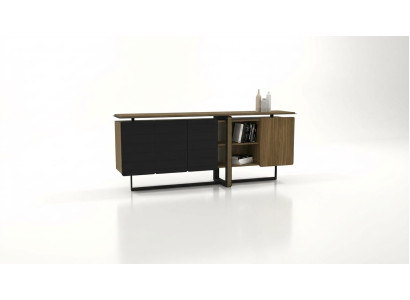 Modernes Möbel Sideboard Holz Metall Exklusive Wohnzimmer Konsole