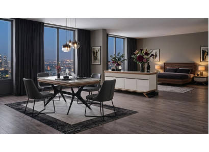Tisch Konsole Wohnzimmer Stil modern Farbe weiß bequem praktisch neu