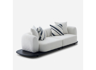 Sofa 3 Sitzer Modern Weiß Gemütlich Design Wohnzimmer Couch Neu