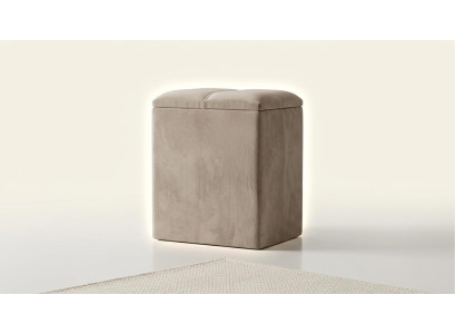 Pouff Bequem Stilvoll Beige Minimalistisch Weich Modern Praktisch