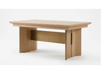 Tisch Stil modern beige praktisch Wohnzimmer rechteckig ausklappbar