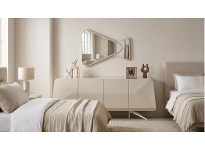Konsole Spiegel Wohnzimmer Stil modern beige bequem praktisch