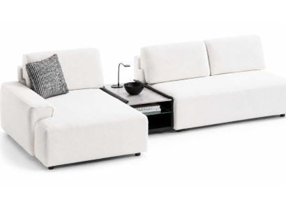Ecksofa L-Form Moderne Italienische Polstermöbel Wohnzimmer Eleganter Sofa
