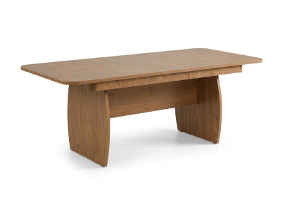 Tisch Stil modern braun rechteckig Wohnzimmer ausklappbar komfortabel