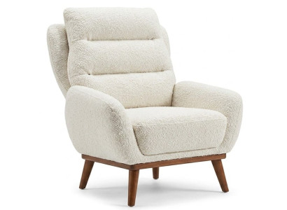 Sessel Moderner Stil Beige Luxuriöse Bequem Stilvoll Minimalistisch
