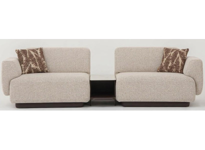 4-Sitzer-Sofa bequem weich geräumig moderner Stil beige