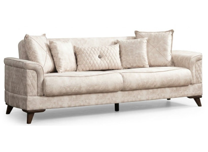 3-Sitzer Sofa Moderner Stil Beigе Luxuriöse Bequem Schick Hochwertig