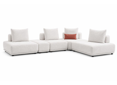 Großes modernes Ecksofa in L-Form italienisches Sofa Luxuriöse Wohnzimmer
