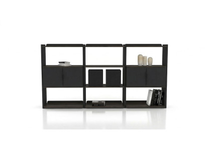 Sideboard Regal modern schwarz Wohnzimmer Holz Design Luxus
