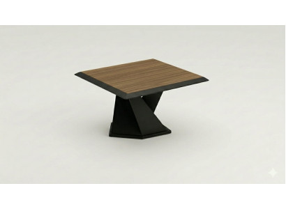 Design Couchtisch braun holz metall modern wohnzimmer tisch