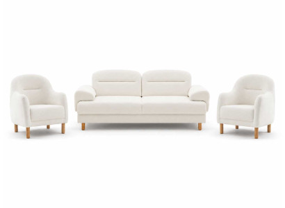 Polstermöbel Sofa Garnitur 3+1+1 Sitzer Luxusmöbel Komfortabel Wohnzimmer