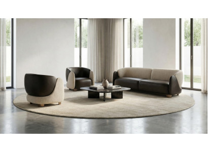 Design Wohnzimmer Set Sofa 3 Sitzer Sessel Lounge Modern