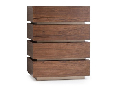 Kommode Moderner Stil Braun Gemütlich Bequem Kompakt Funktional Solide