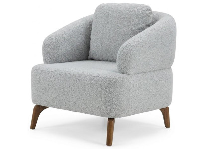 Sessel Weiß Minimalistisches Design Moderner Stil Gemütlich Weich