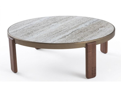 Runder Couchtisch Stilvolles Wohnzimmertisch Elegantes Luxusmöbel