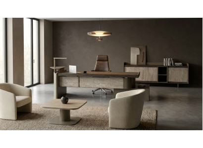 Modern Office Buro Set Desk Sideboard Tisch Design Luxus