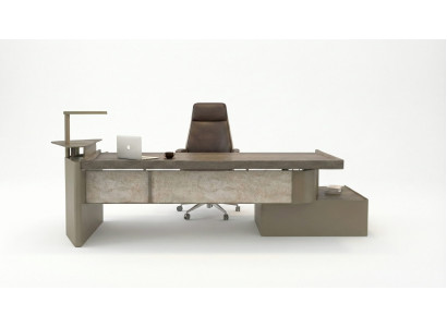 Modern Schreibtisch Büro Set Executive Design Luxus Chef Tisch