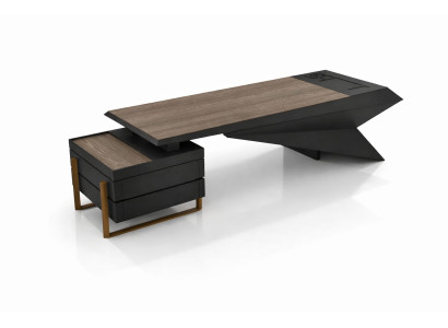 Modern Schreibtisch Design Büro Arbeitsplatz Luxus Executive Tisch