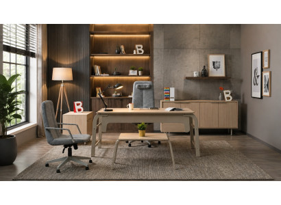 Büro Komplettset Möbel Schreibtisch Sideboard Kommode Couchtisch modern