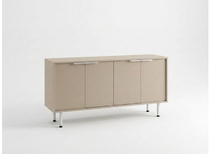 Sideboard Modern Taupe Wohnzimmerschrank Kommode Design Schrank