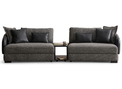 3-Sitzer Sofa Grau Wohnzimmer Stil modern bequem geräumig