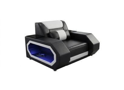 Sessel Modern Schwarz Komfort Designersessel Premium Loungesessel