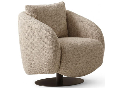 Sessel Beige Stil Modern bequem komfortabel praktisch kompakt