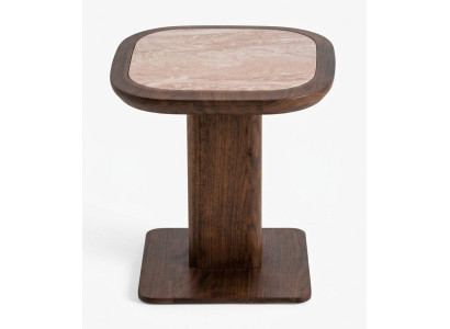Beistelltisch braun Armlehnen modern elegant Wohnzimmer komfortabel